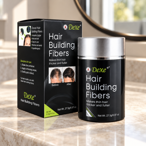 Fibras Capilares Densificadoras Dexe – Cubre Zonas con Poco Cabello al Instante