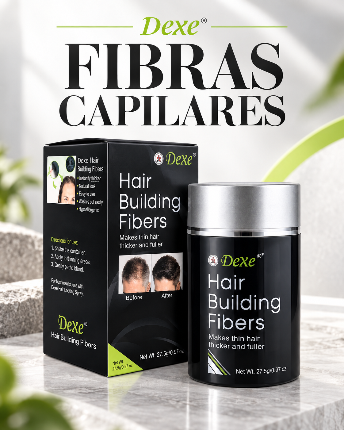 Dexe Fibras Capilares - imagen de marca
